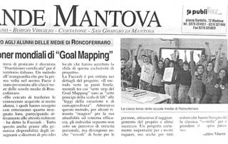 Italian newspaper article about Goal Mapping