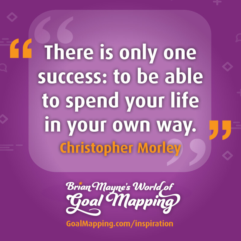 Quote 1154 - Daily Inspiration - Brian Mayne's World of Goal Mapping